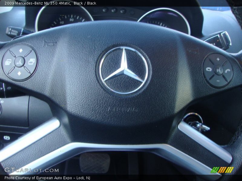 Black / Black 2009 Mercedes-Benz ML 350 4Matic