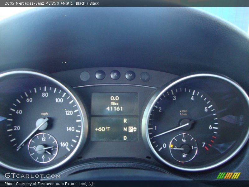 Black / Black 2009 Mercedes-Benz ML 350 4Matic