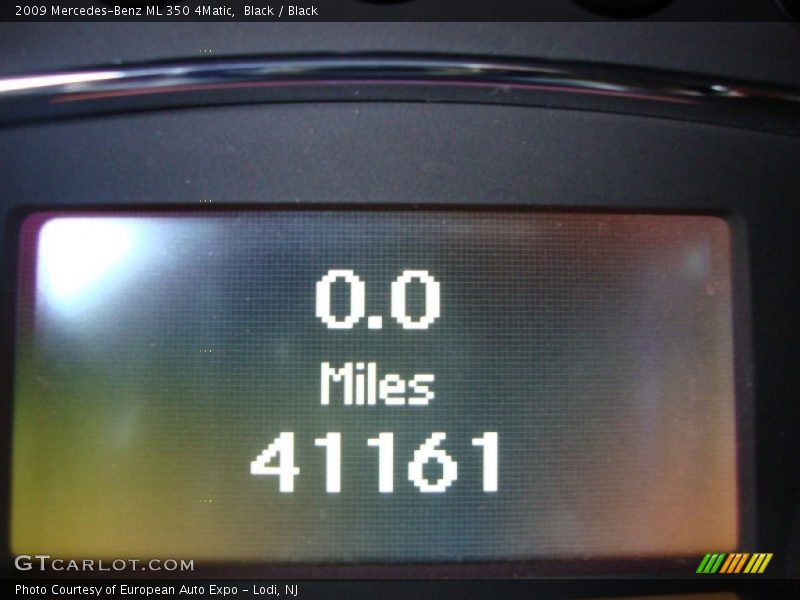 Black / Black 2009 Mercedes-Benz ML 350 4Matic