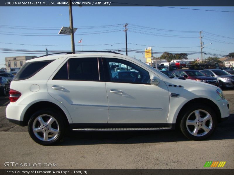 Arctic White / Ash Grey 2008 Mercedes-Benz ML 350 4Matic