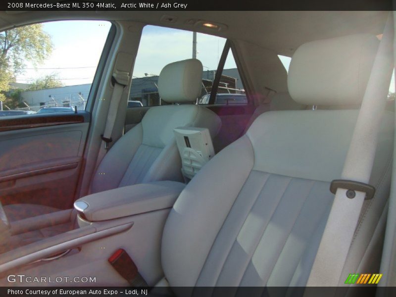 Arctic White / Ash Grey 2008 Mercedes-Benz ML 350 4Matic