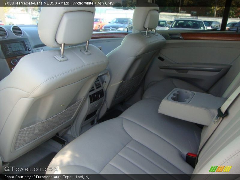 Arctic White / Ash Grey 2008 Mercedes-Benz ML 350 4Matic