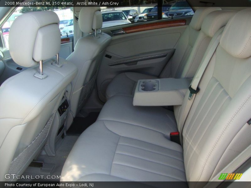Arctic White / Ash Grey 2008 Mercedes-Benz ML 350 4Matic