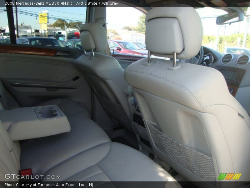 Arctic White / Ash Grey 2008 Mercedes-Benz ML 350 4Matic