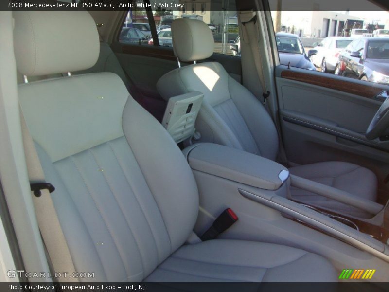 Arctic White / Ash Grey 2008 Mercedes-Benz ML 350 4Matic