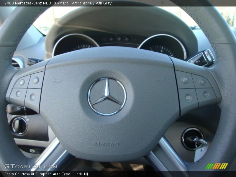 Arctic White / Ash Grey 2008 Mercedes-Benz ML 350 4Matic