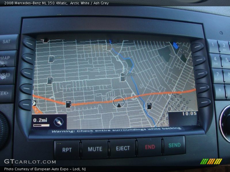 Arctic White / Ash Grey 2008 Mercedes-Benz ML 350 4Matic
