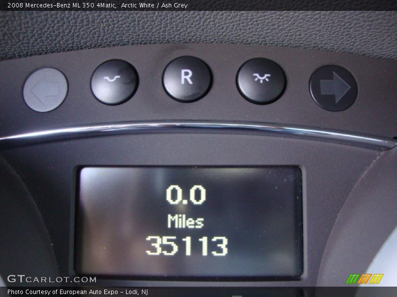 Arctic White / Ash Grey 2008 Mercedes-Benz ML 350 4Matic