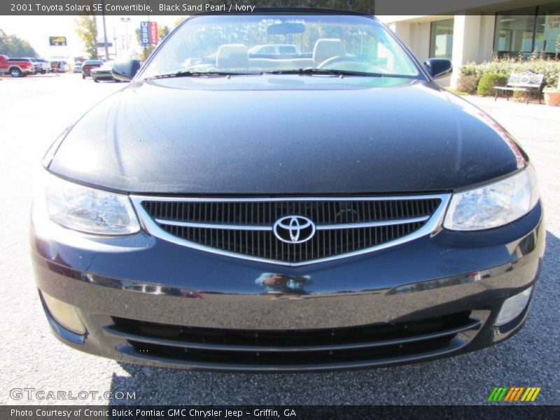 Black Sand Pearl / Ivory 2001 Toyota Solara SE Convertible