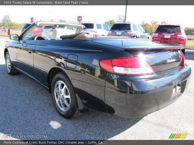 Black Sand Pearl / Ivory 2001 Toyota Solara SE Convertible