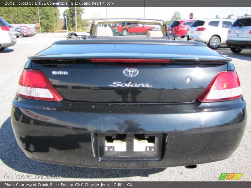Black Sand Pearl / Ivory 2001 Toyota Solara SE Convertible