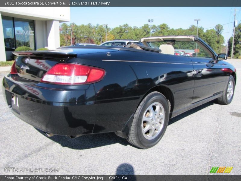 Black Sand Pearl / Ivory 2001 Toyota Solara SE Convertible