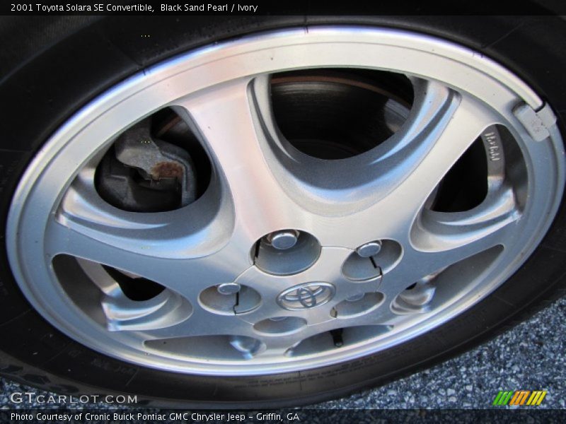 Black Sand Pearl / Ivory 2001 Toyota Solara SE Convertible