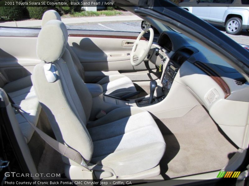 Black Sand Pearl / Ivory 2001 Toyota Solara SE Convertible