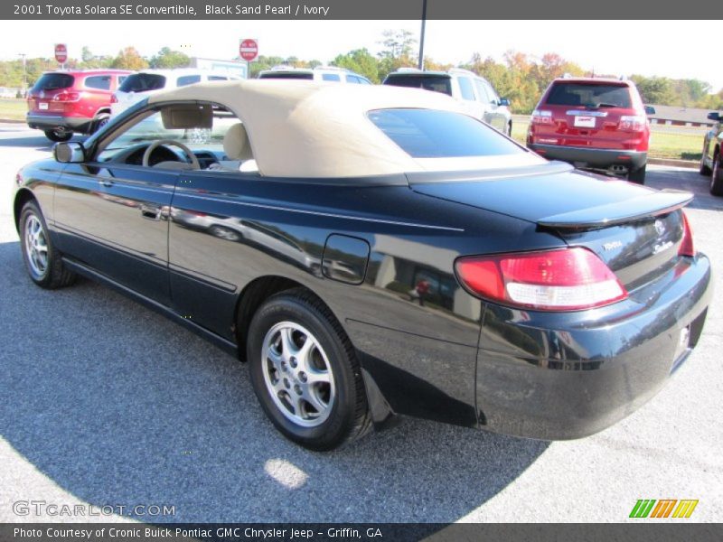 Black Sand Pearl / Ivory 2001 Toyota Solara SE Convertible