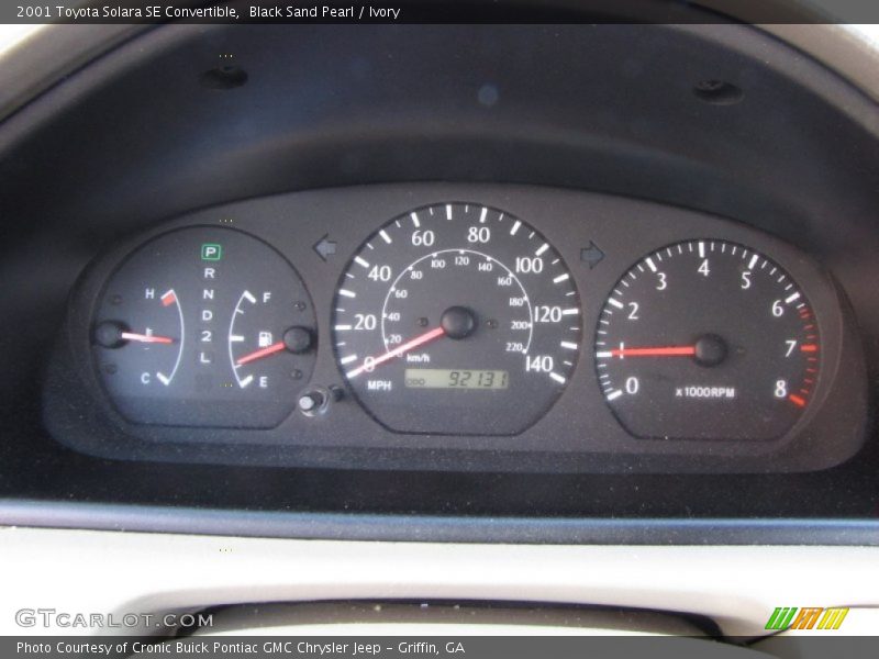  2001 Solara SE Convertible SE Convertible Gauges