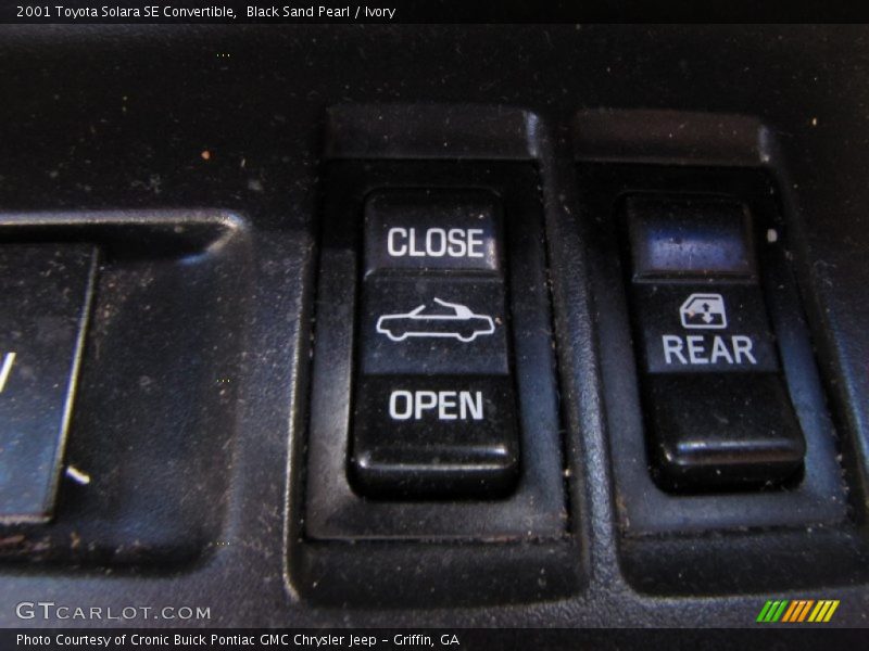 Black Sand Pearl / Ivory 2001 Toyota Solara SE Convertible