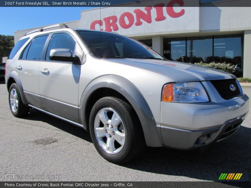 Silver Birch Metallic / Shale Grey 2007 Ford Freestyle SEL