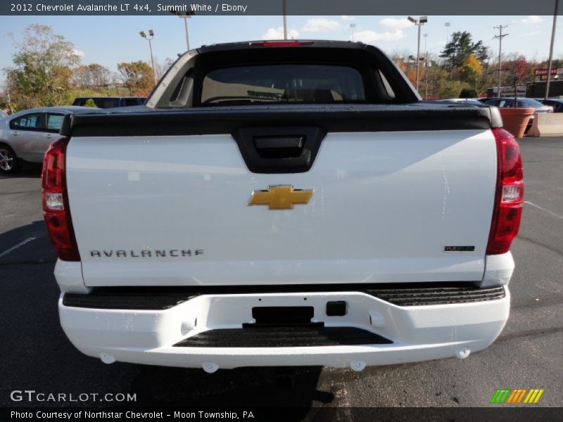 Summit White / Ebony 2012 Chevrolet Avalanche LT 4x4