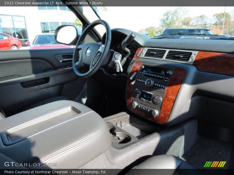 Summit White / Ebony 2012 Chevrolet Avalanche LT 4x4