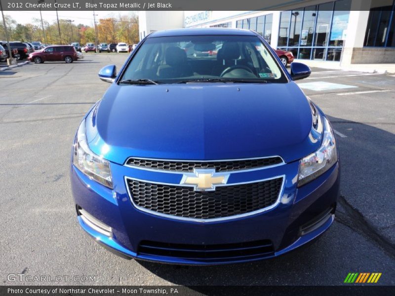 Blue Topaz Metallic / Jet Black 2012 Chevrolet Cruze LT