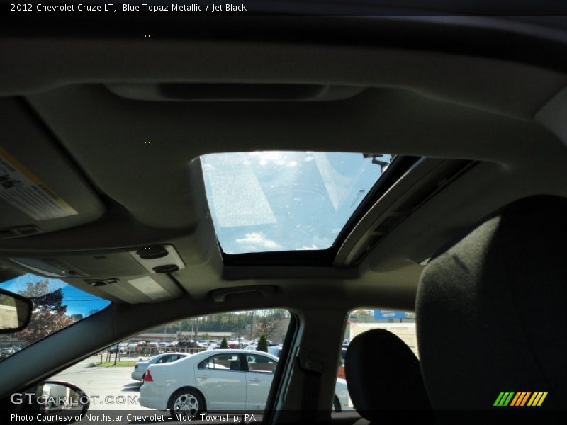 Blue Topaz Metallic / Jet Black 2012 Chevrolet Cruze LT