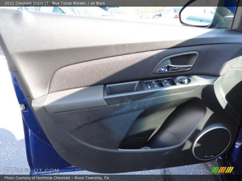 Blue Topaz Metallic / Jet Black 2012 Chevrolet Cruze LT