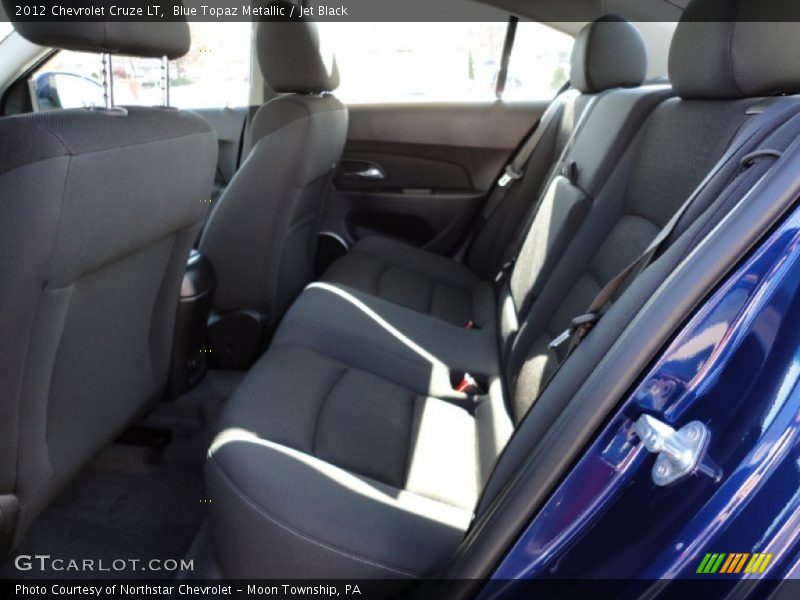 Blue Topaz Metallic / Jet Black 2012 Chevrolet Cruze LT