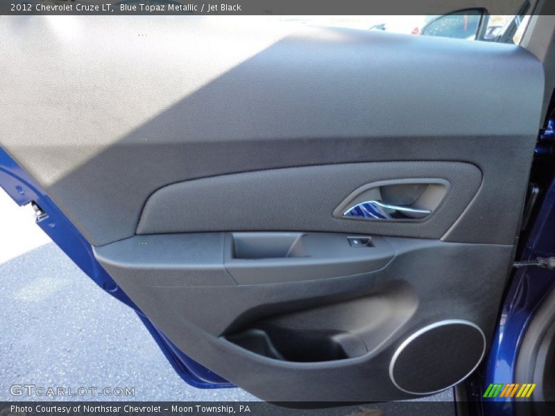 Blue Topaz Metallic / Jet Black 2012 Chevrolet Cruze LT