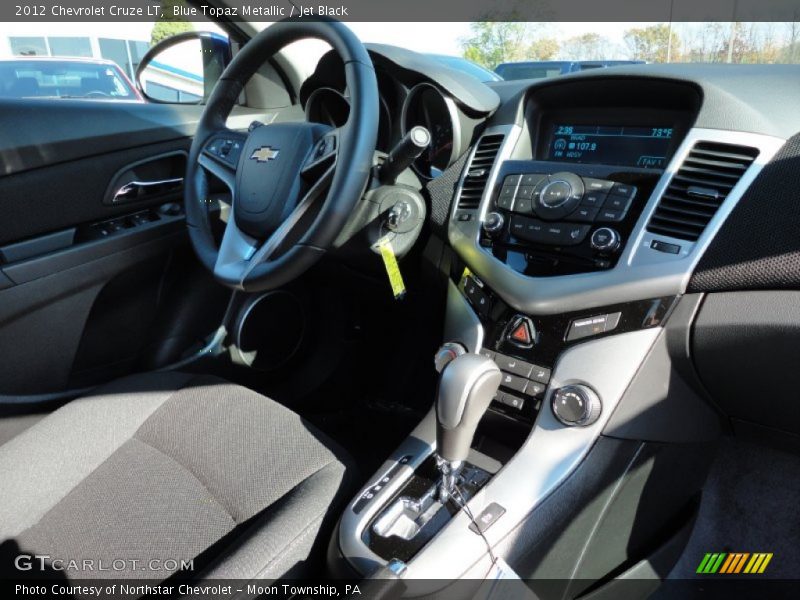 Blue Topaz Metallic / Jet Black 2012 Chevrolet Cruze LT