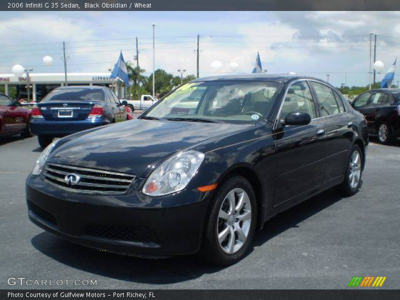 Black Obsidian / Wheat 2006 Infiniti G 35 Sedan