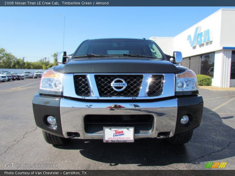 Timberline Green / Almond 2008 Nissan Titan LE Crew Cab