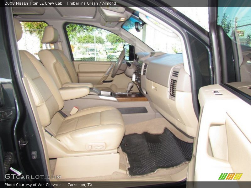 Timberline Green / Almond 2008 Nissan Titan LE Crew Cab
