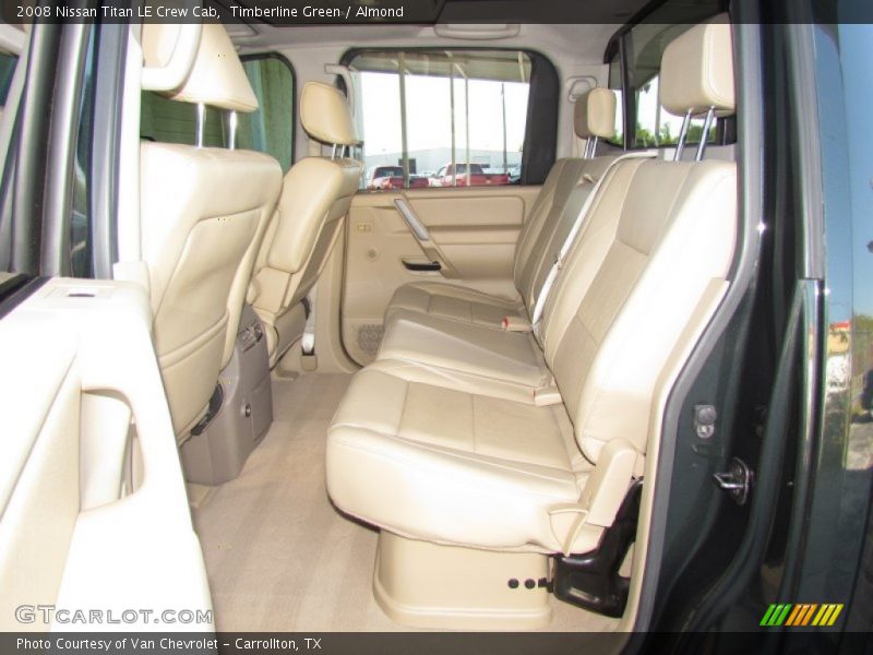 Timberline Green / Almond 2008 Nissan Titan LE Crew Cab