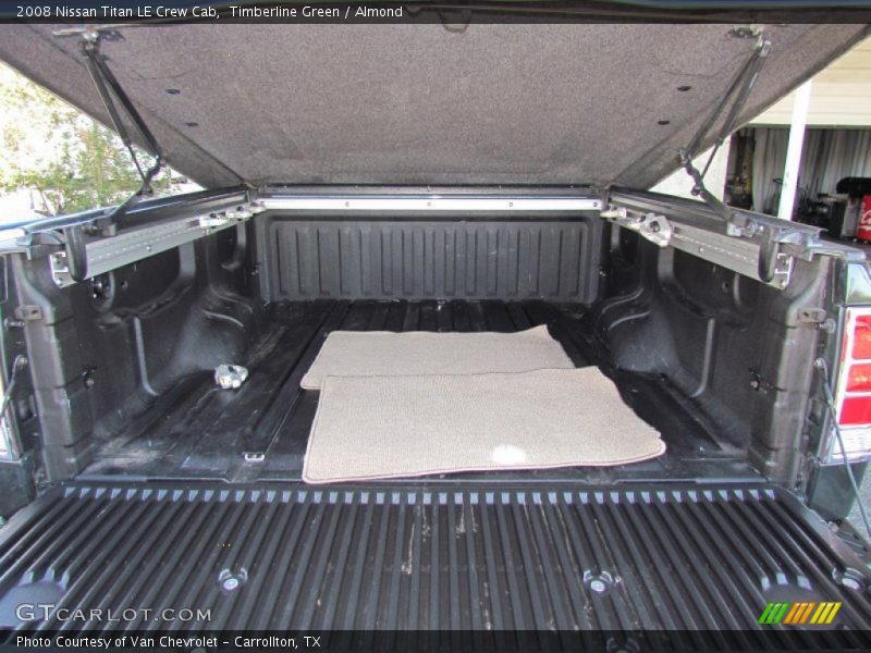 Timberline Green / Almond 2008 Nissan Titan LE Crew Cab