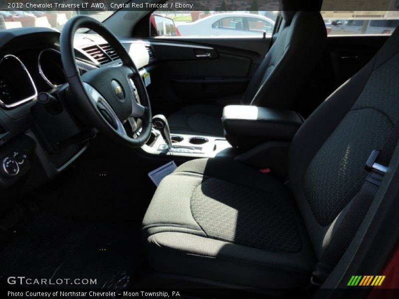 Crystal Red Tintcoat / Ebony 2012 Chevrolet Traverse LT AWD