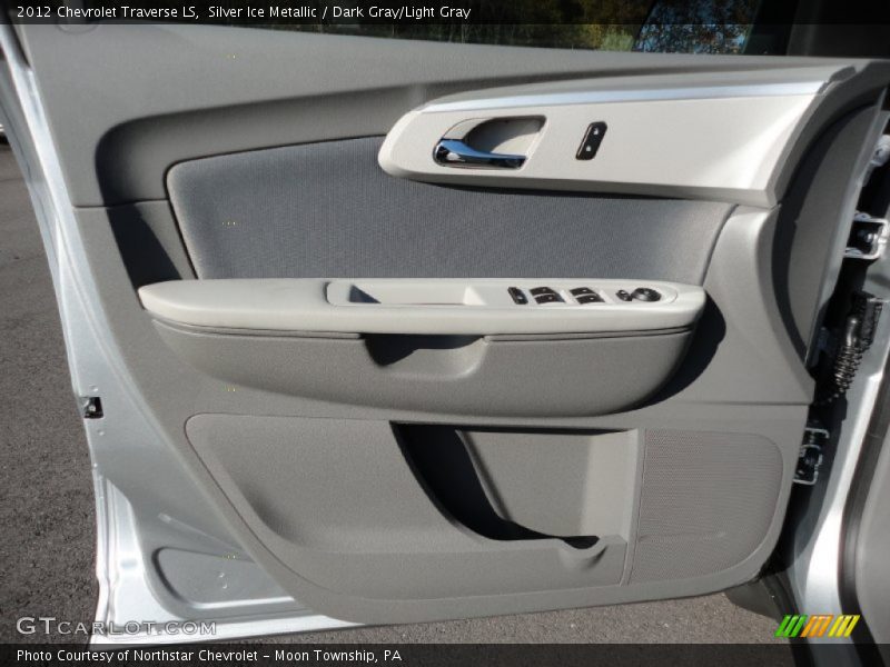 Silver Ice Metallic / Dark Gray/Light Gray 2012 Chevrolet Traverse LS