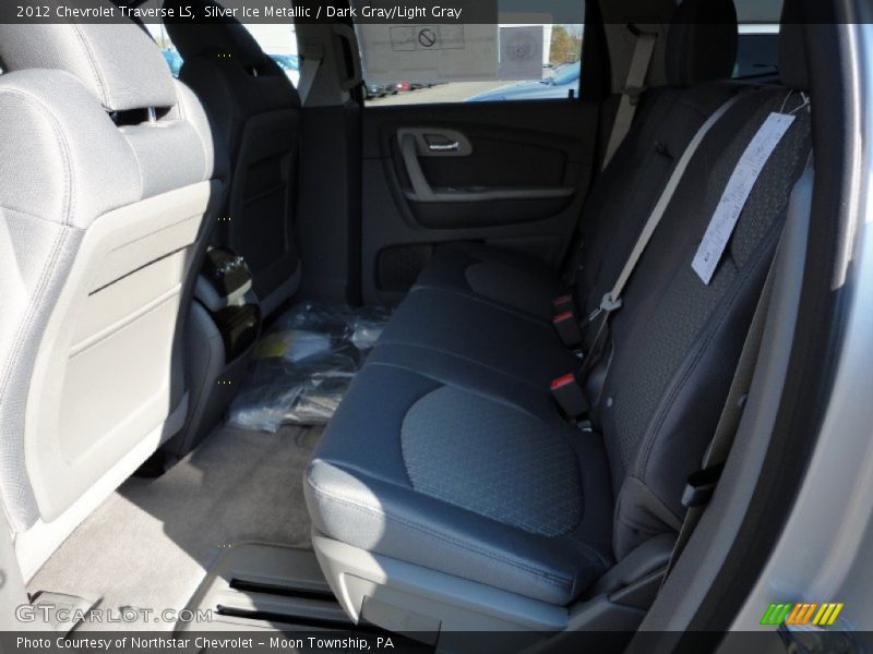 Silver Ice Metallic / Dark Gray/Light Gray 2012 Chevrolet Traverse LS