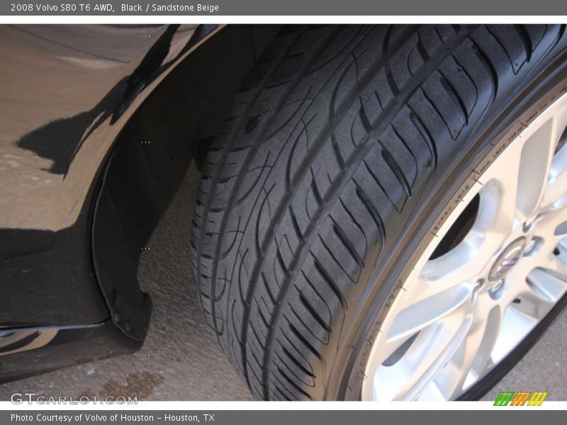 Black / Sandstone Beige 2008 Volvo S80 T6 AWD