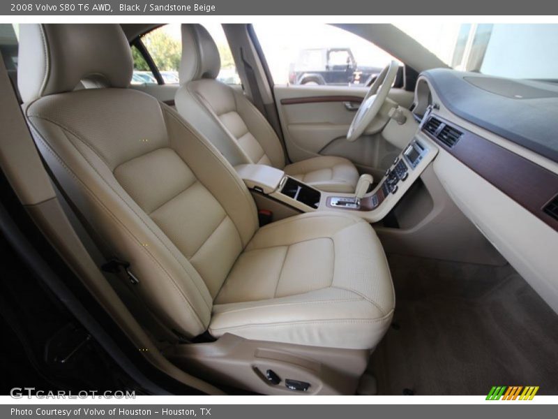 Black / Sandstone Beige 2008 Volvo S80 T6 AWD