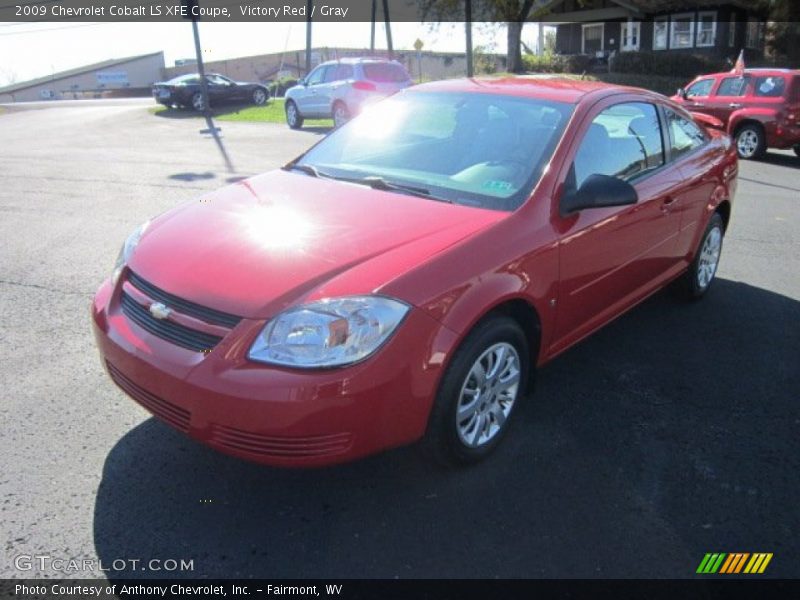 Victory Red / Gray 2009 Chevrolet Cobalt LS XFE Coupe