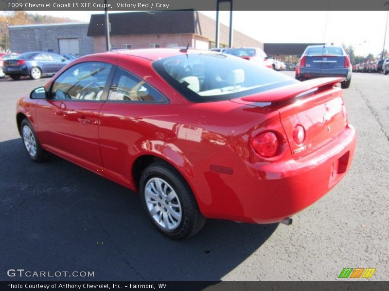 Victory Red / Gray 2009 Chevrolet Cobalt LS XFE Coupe