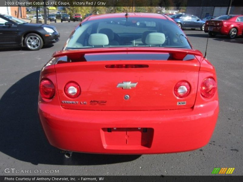 Victory Red / Gray 2009 Chevrolet Cobalt LS XFE Coupe