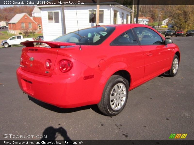 Victory Red / Gray 2009 Chevrolet Cobalt LS XFE Coupe