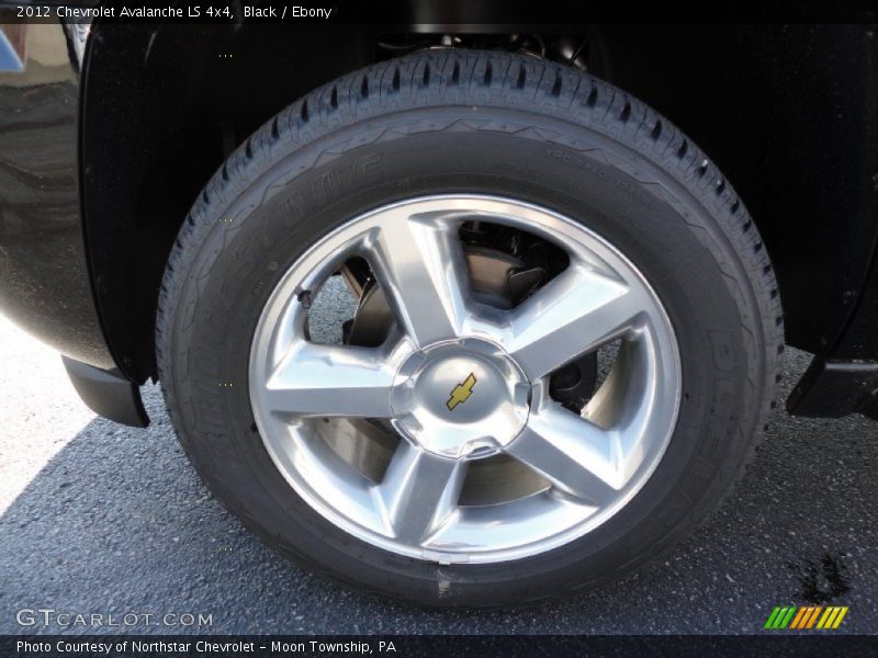 Black / Ebony 2012 Chevrolet Avalanche LS 4x4