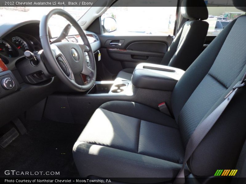 Black / Ebony 2012 Chevrolet Avalanche LS 4x4