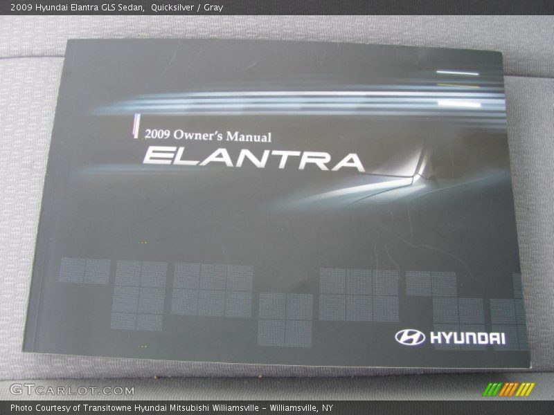 Quicksilver / Gray 2009 Hyundai Elantra GLS Sedan