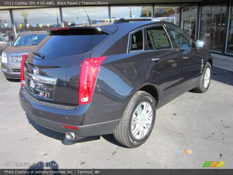 Black Raven / Titanium/Ebony 2011 Cadillac SRX 4 V6 AWD