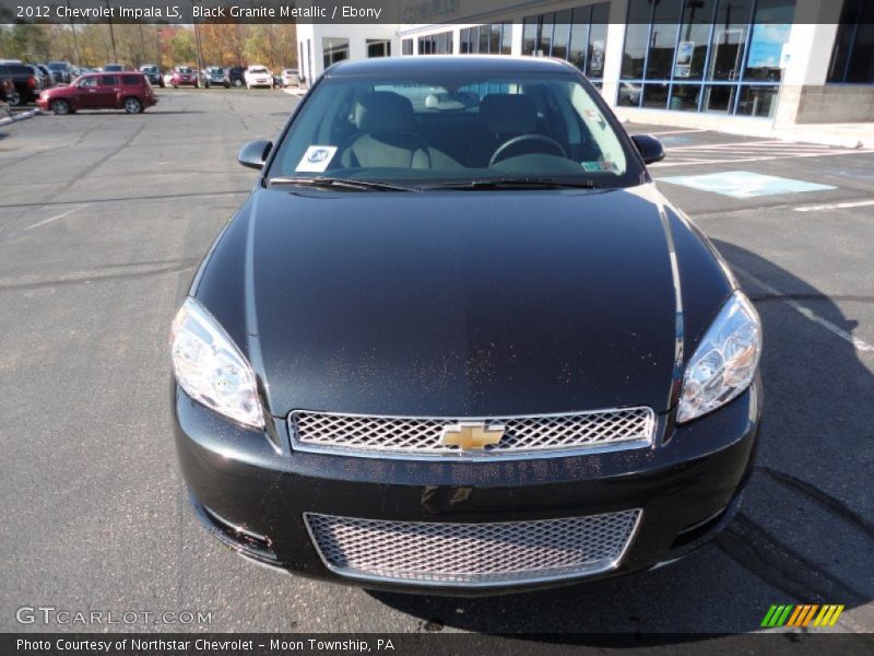 Black Granite Metallic / Ebony 2012 Chevrolet Impala LS