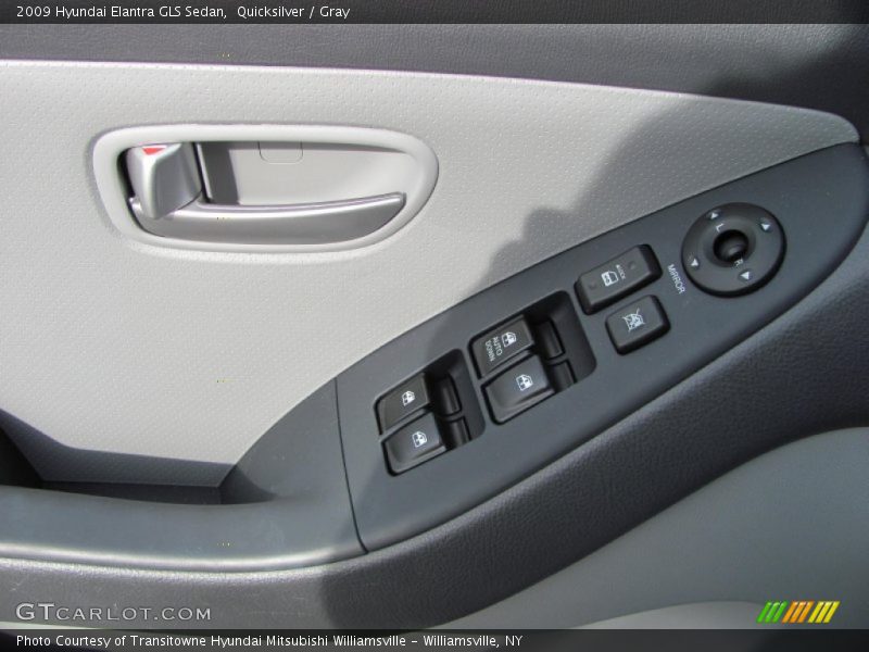 Quicksilver / Gray 2009 Hyundai Elantra GLS Sedan